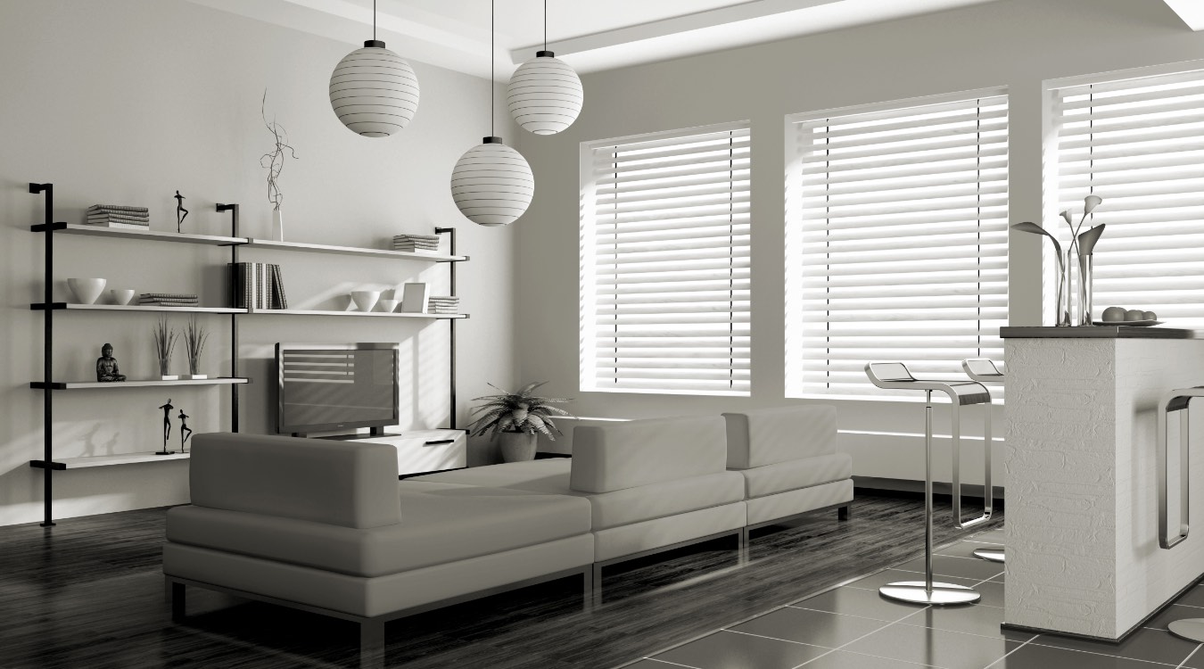 white blinds in San Diego