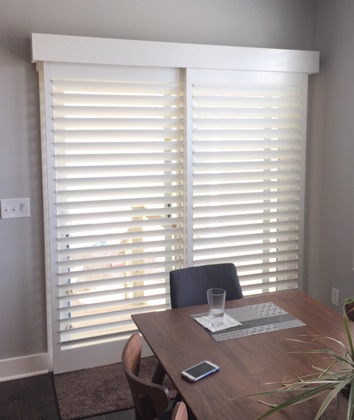 Sliding Glass Door Shutters In San Diego Sunburst Shutters San