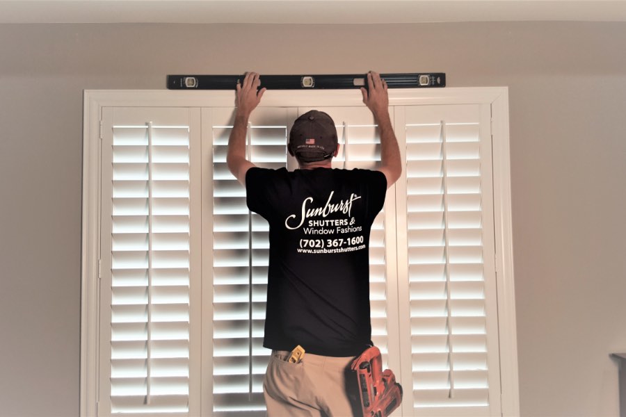 Avoid measuring mistakes and other problems by letting professionals install your plantation shutters. Professional installing plantation shutters.