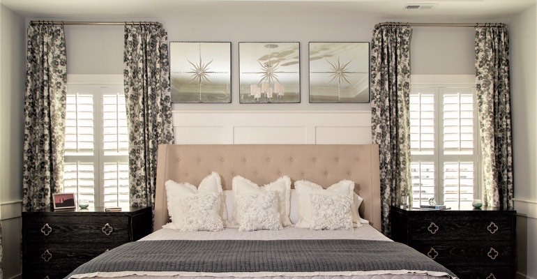 A retail accent curtain can add some color, and can easily be swapped out.