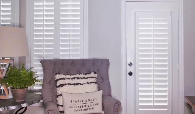 Reupholstering is a great lesson on how to bring new life to old furniture. Plantation shutters in San Diego